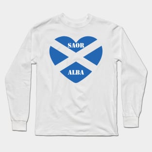 Saor Alba - Free Scotland - Scottish Independence Long Sleeve T-Shirt